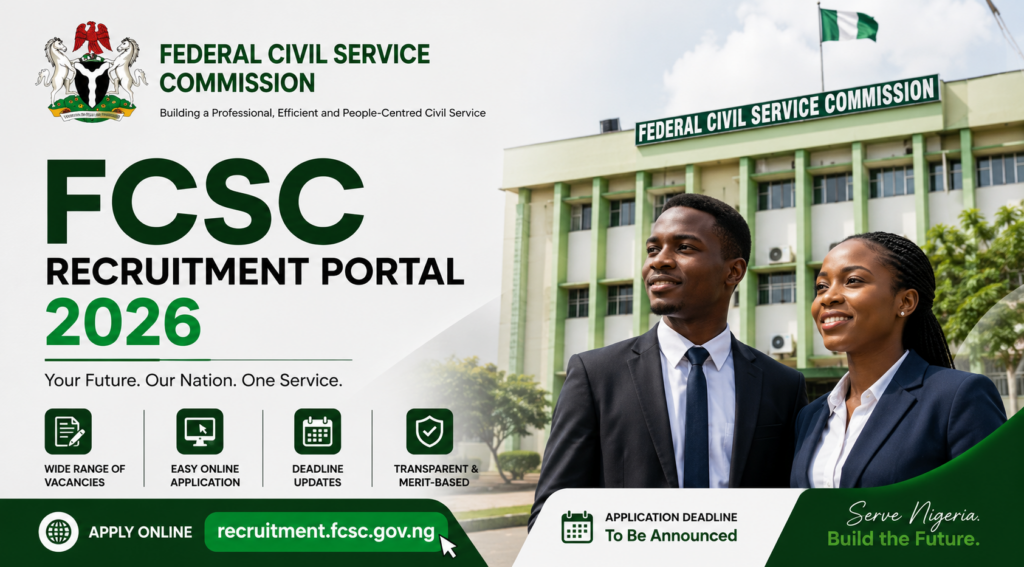 FCSC Recruitment Portal 2026