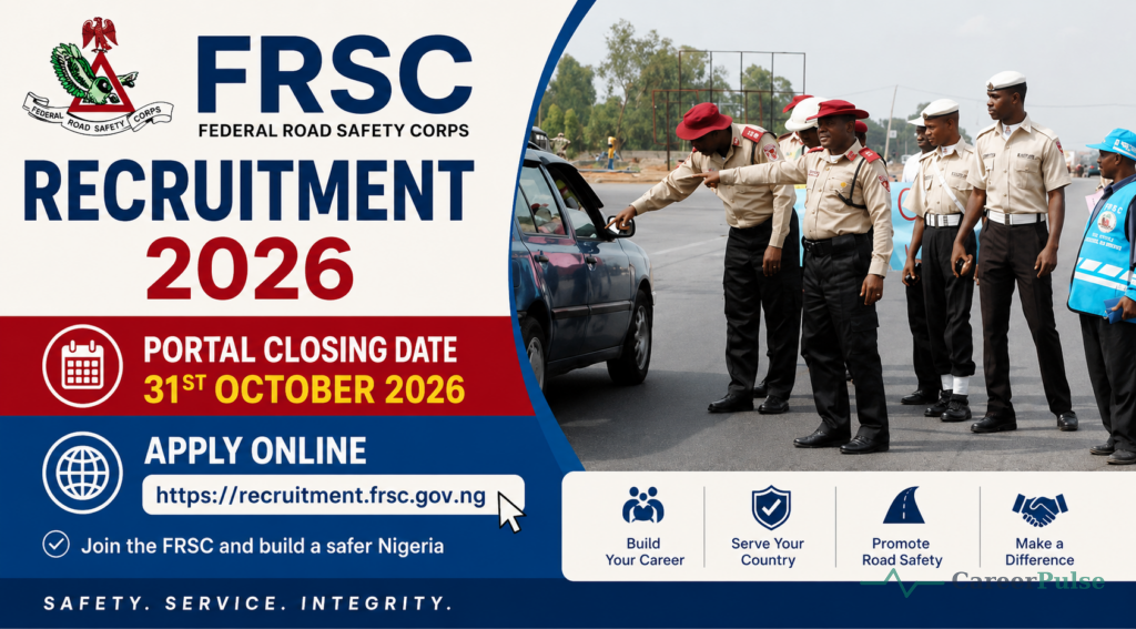 FRSC Recruitment 2026