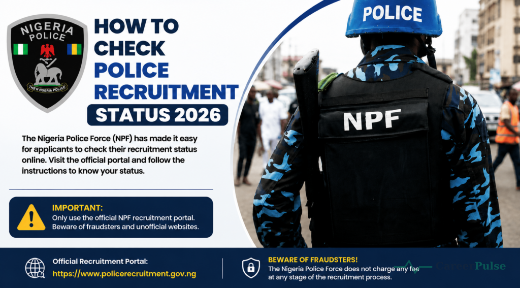 How to Check Police Recruitment Status 2026