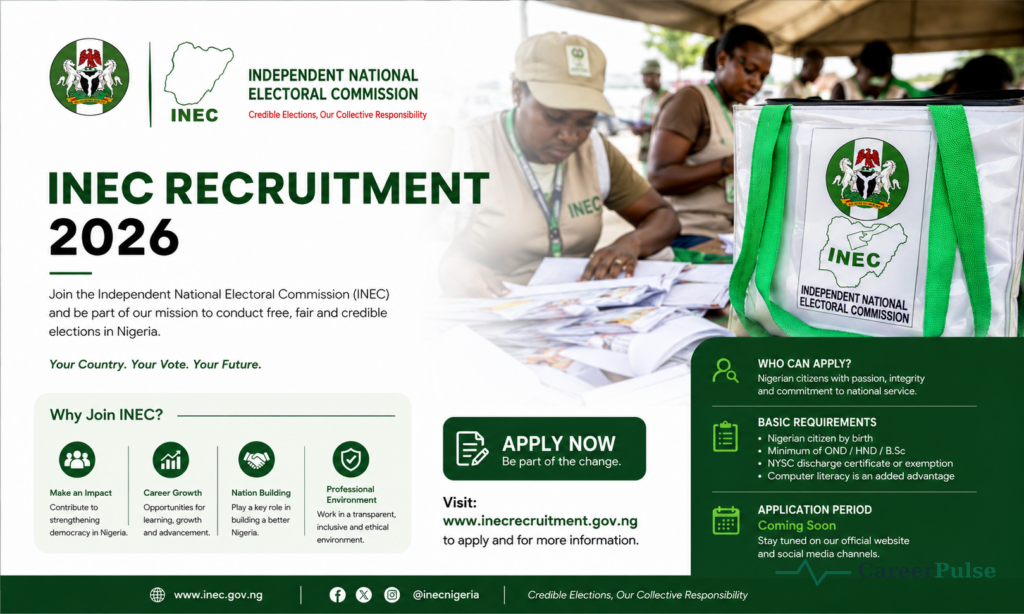 INEC Recruitment 2026 Portal