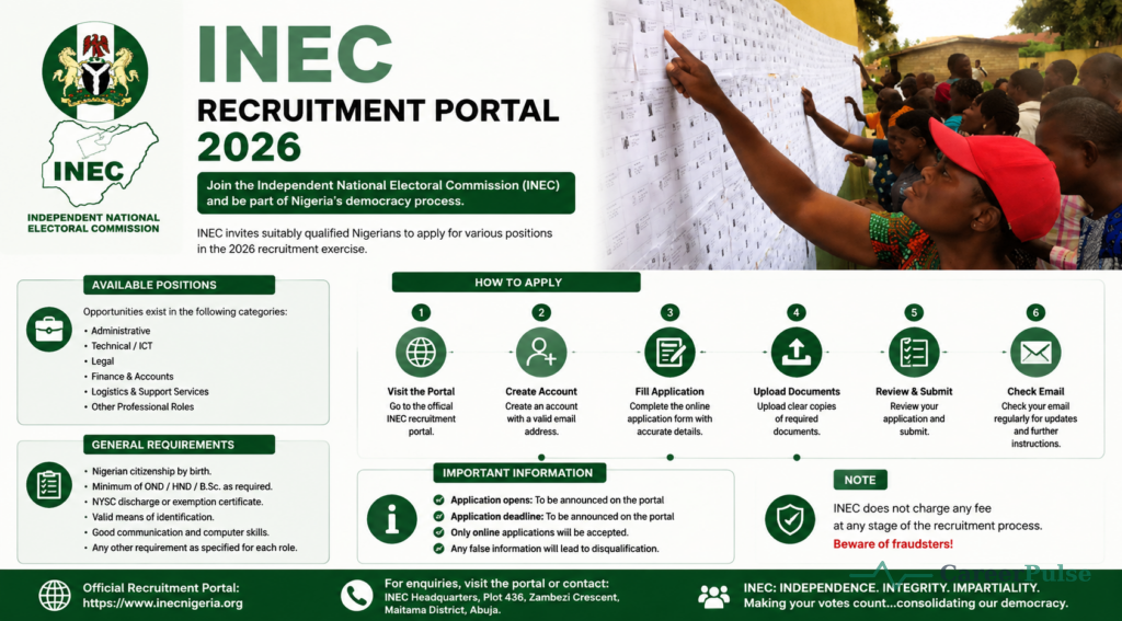 INEC Recruitment Portal 2026