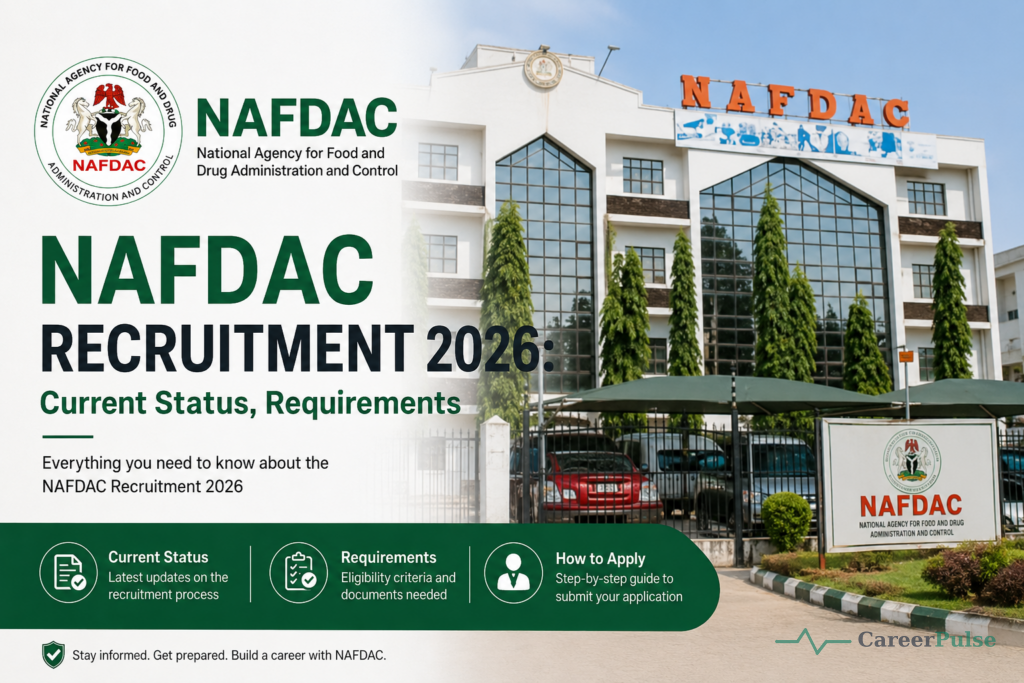 NAFDAC Recruitment 2026