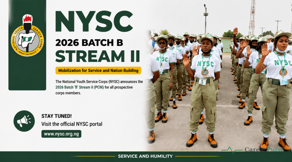 NYSC 2026 Batch B Stream II